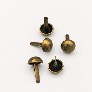 10mm Bronze Bag Feet with Prongs / Studs (Sold separately)