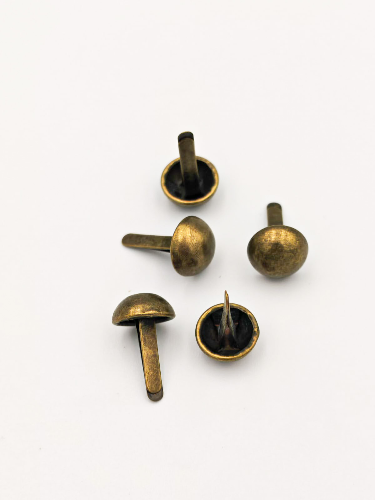 10mm Bronze Bag Feet with Prongs / Studs (Sold separately)