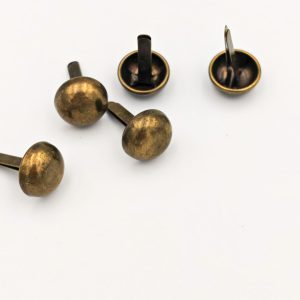 12mm Bronze Bag Feet with Prongs (Sold separately)
