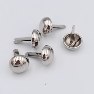 12mm Nickle Bag Feet with Prongs  (Sold separately)