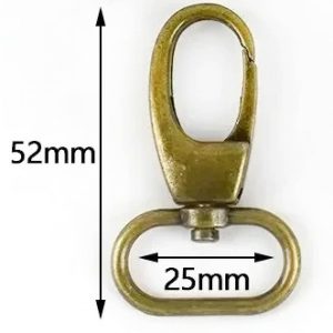 25mm Bronze Swivel Lobster Clasp