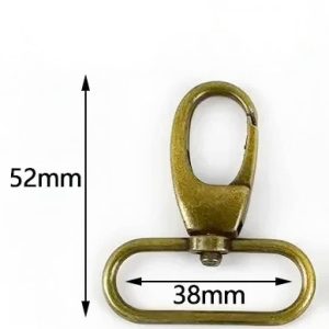 38mm Bronze Swivel Lobster Clasp