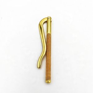 75mm Spring Post Money Clip Golden