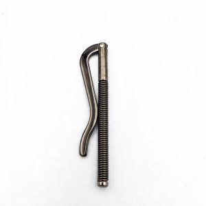 75mm Spring Post Money Clip Black
