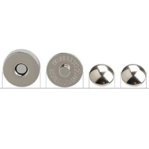 14mm Nickle Magnetic Double-hat Snap Fastener