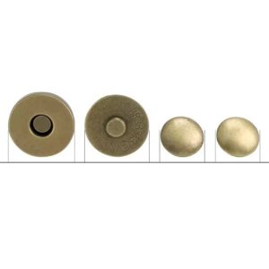 14mm Bronze Magnetic Double-hat Snap Fastener
