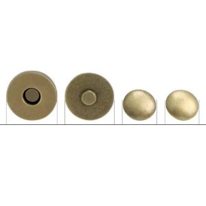 18 mm BronzeMagnetic Double-hat Snap Fastener