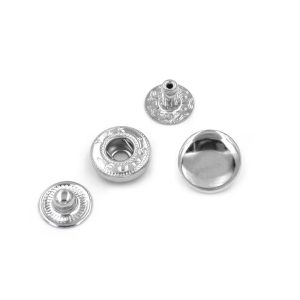 10mm Nickle Press Studs (Pack of 10 Sets)