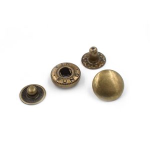 12,5mm Bronze Press Studs (Pack of 10 Sets)