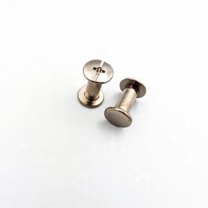 12mm Nickle Chicargo,  Inter Screw (Sold separately)