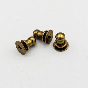 5mm Bronze Button,  Bayonet Stud (Sold separately)