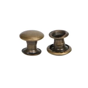 8mm Bronze Single Cap Rivets (Pack of 100 Sets)