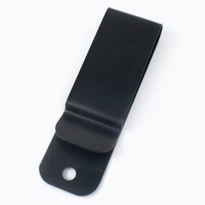 Black Steel Holster Clip – 74x22mm