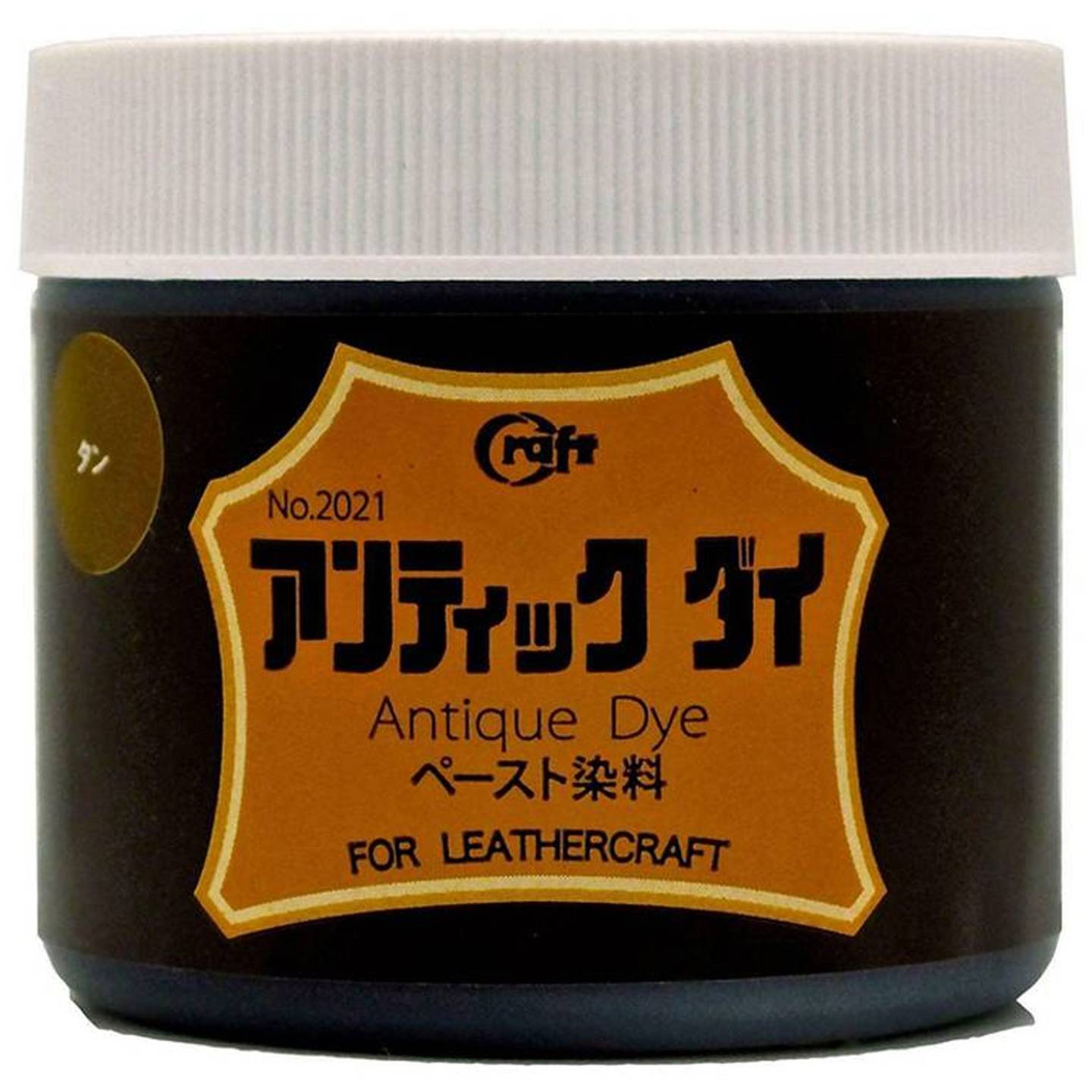 Craft Sha No.3 Tan Brown 100ml water-based leather gel antique dye